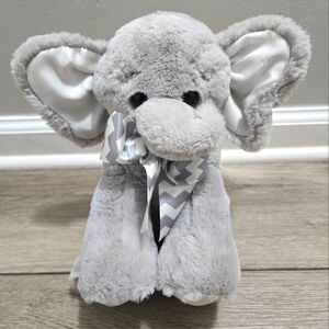 Bearington Baby Elephant Bank Soft Plush Cute Adorable Nursery Decor